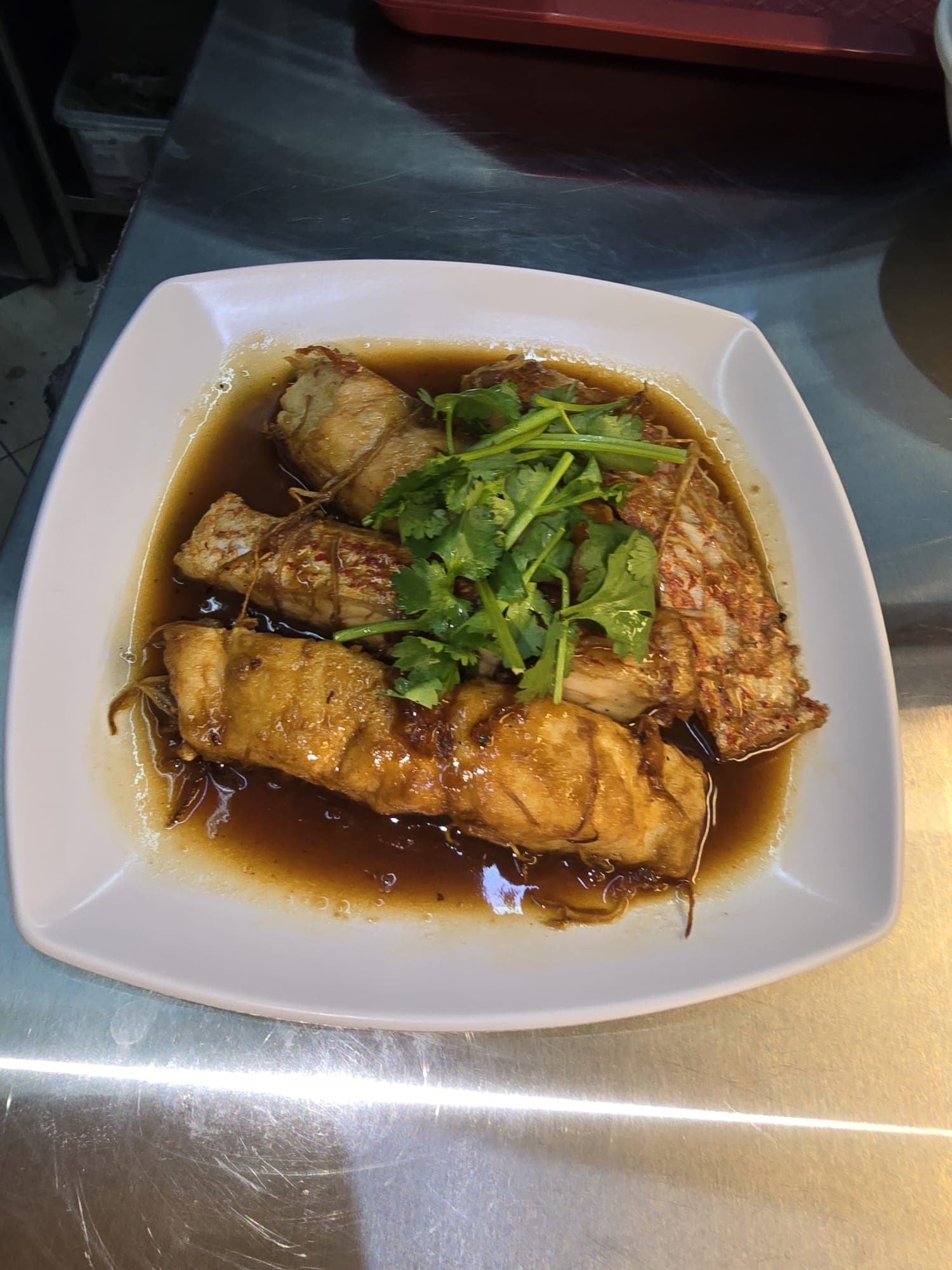 Braised Thick-Sliced Fish