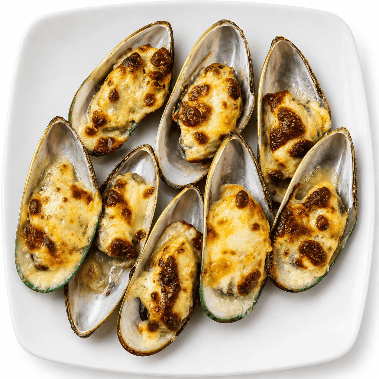 Cheese Baked Mussels